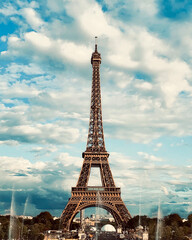 Eiffel Tower on a Sunny Day