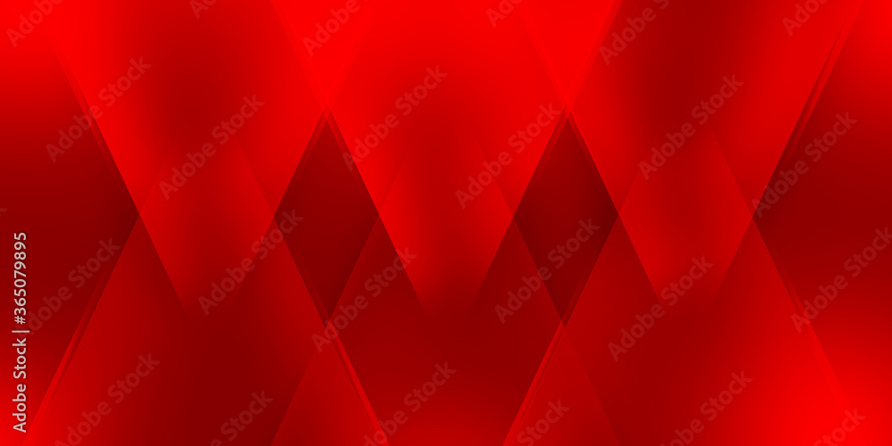Poster abstract red sci-fi circle with gradient illustration background with copy space for your text