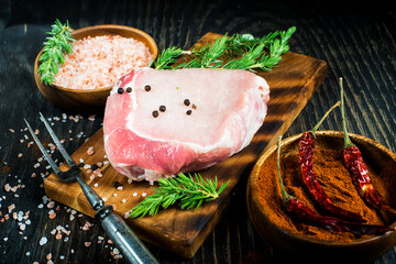 meat on cutting board