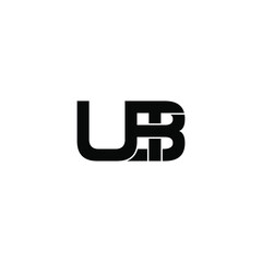 ubt letter original monogram logo design