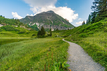 Fantastic hike in the beautiful Lechquellen Mountains