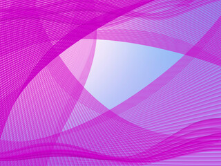 Abstract purple background with flowing flying stripes of light fabric.