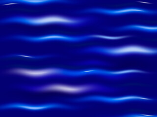 Blue abstract background with smooth waves and lines.