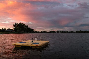 Naklejka premium Lake