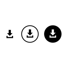 Download icon symbol vector eps 10