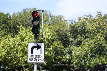 信号機、赤信号、止まれ、アメリカ、