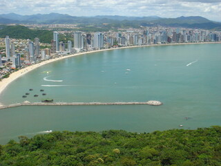 Naklejka premium view of Balneario Camboriu