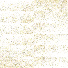 Gold Glitter Stars. Luxury Shiny Confetti.