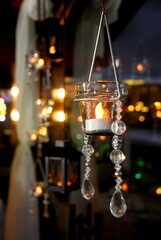 street lamp in the night