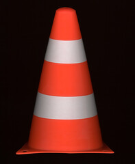 traffic cone sign
