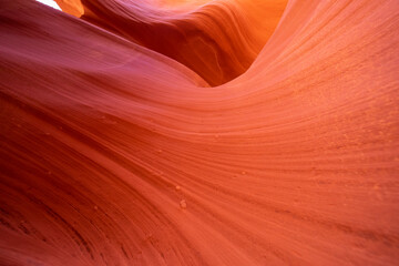 Obraz premium Panoramic image of the colorful Sunset on the Grand Canyon in Grand Canyon National Park from the south rim part,Arizona,USA, on a sunny cloudy day with blue or gloden sky