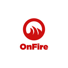 On Fire Logo