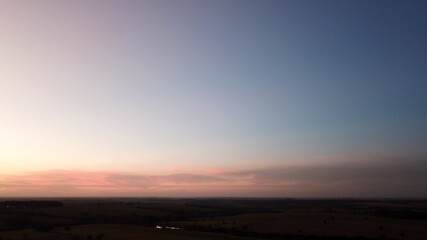 Fototapeta premium beautiful sunset, golden hour