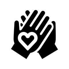 Obraz premium Holding hand with love