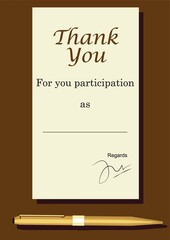 certificates for participation