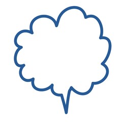 empty speech bubble
