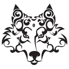 wolf tattoo design