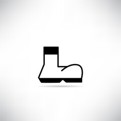 workshop boot icon drop shadow on gray background
