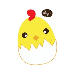 chick hatching from egg