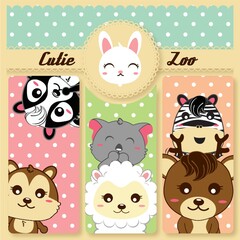 cutie zoo cartoon animals