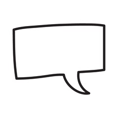 Naklejka premium speech bubble