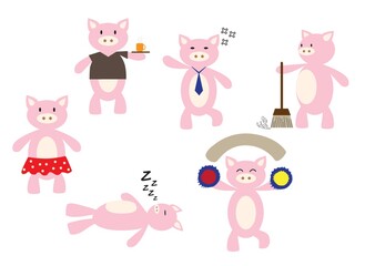 pig character collection