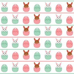 rabbit and egg background