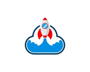 Cloud booster with rocket launch