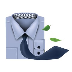 shirt with tie