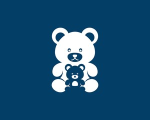 Adult teddy bear and kids teddy bear