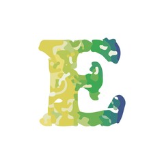 letter e