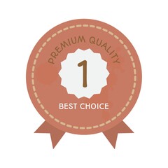 premium quality label