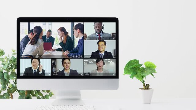 テレビ会議　ビデオ会議　テレワーク