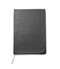 Stylish notebook on white background