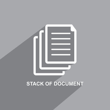 Document Stack Icon,business Icon