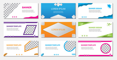 Vector design Banner background or header templates.