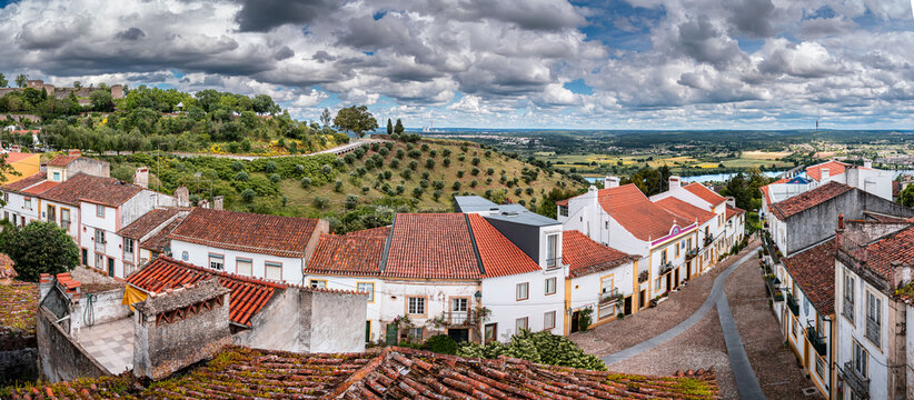 Panoramic view of Abrantes old town