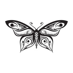 Fototapeta na wymiar butterfly tattoo