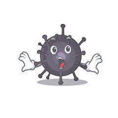 Salmonella mascot design concept showing a amazed gesture