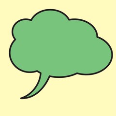 cloud speech bubble
