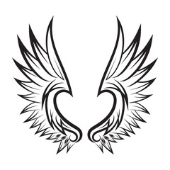wings tattoo