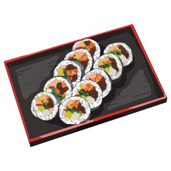 sushi rolls