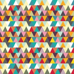 geometric triangles pattern