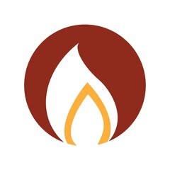 Naklejka premium fire