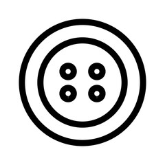 Button cloth icon