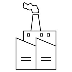 Factory building icon