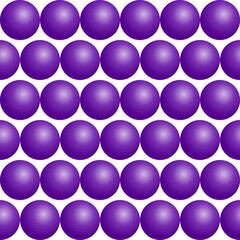 Beautiful seamless pattern of circle isolated on white background. Suitable for wrapping paper, wallpaper, fabric, backdrop and etc.