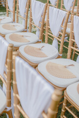 Wedding setup on the beach