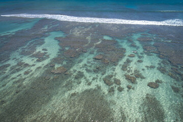 Fototapeta na wymiar Coral reef from above