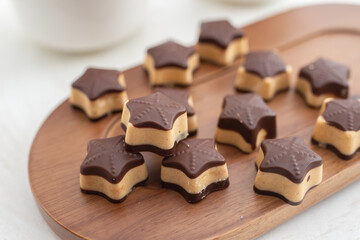 sugar free Chocolate Truffles Balls with peanut butter